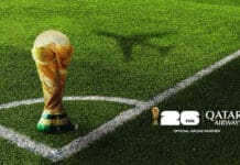 a trophy on a field