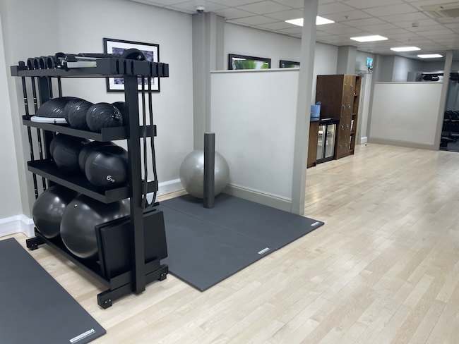 The gym/fitness center at the JW Marriott Grosvenor House London.