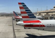 American Airlines aircraft parked at an airport