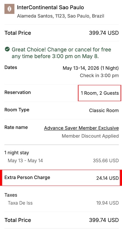 a screenshot of a hotel