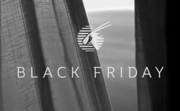 a black and white photo of a curtain