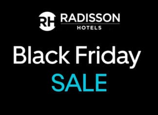 a black and white sign with white text