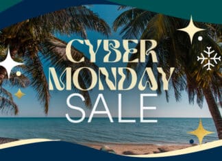 a advertisement for a cyber monday sale