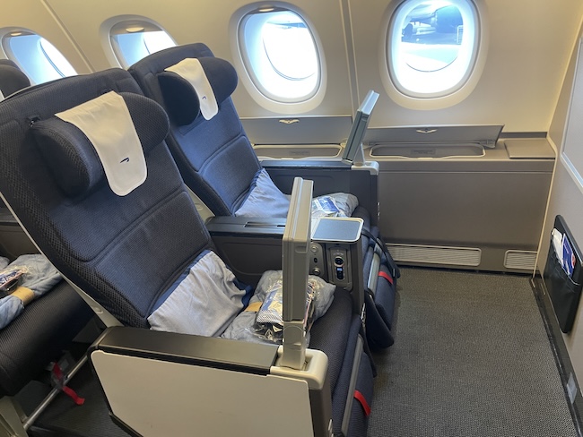 British Airways A380 Premium Economy seating.