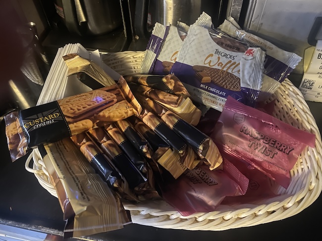 a basket of food in a basket