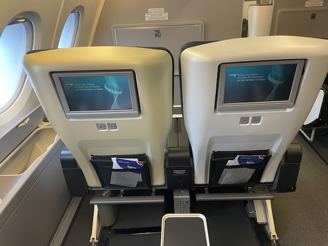 British Airways Premium Economy seating (A380)