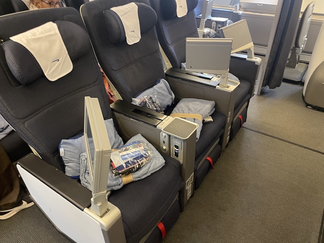 British Airways A380 Premium Economy seating.