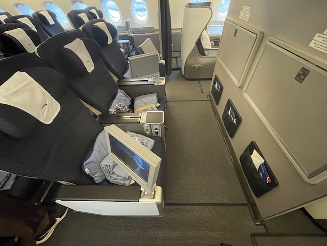 British Airways A380 Premium Economy seating.
