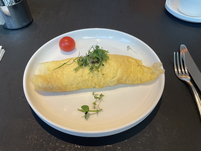 a plate of food on a table