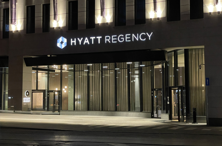 Hyatt Regency Sofia Entrance