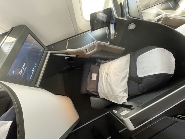 British Airways Club Suite.