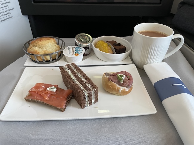 British Airways Afternoon Tea.