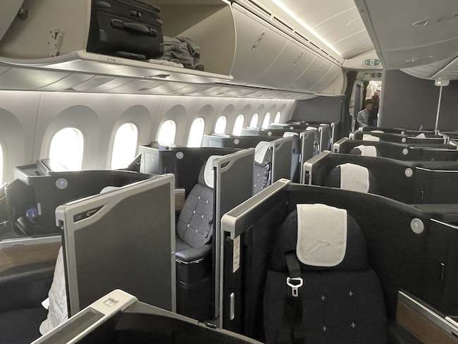 British Airways 787-10 Business Class Club Suite Cabin