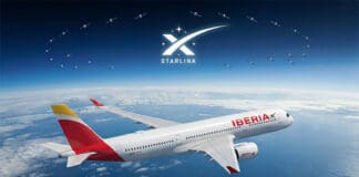Iberia with Starlink Logo