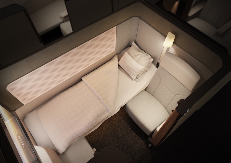 Qantas A350-1000 First Class Suite.