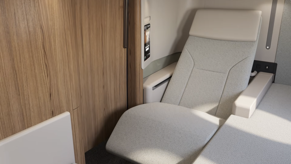 Qantas A350-1000 First Class Suite.