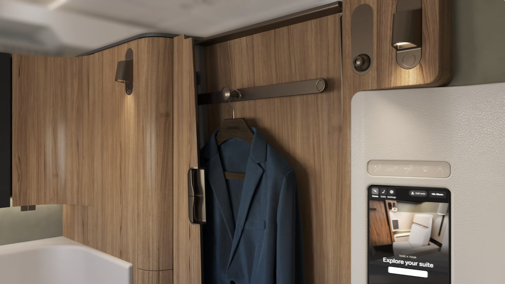 Qantas A350-1000 First Class Suite.