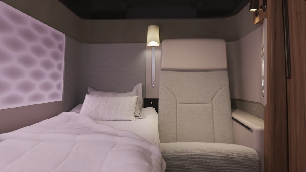 Qantas A350-1000 First Class Suite.