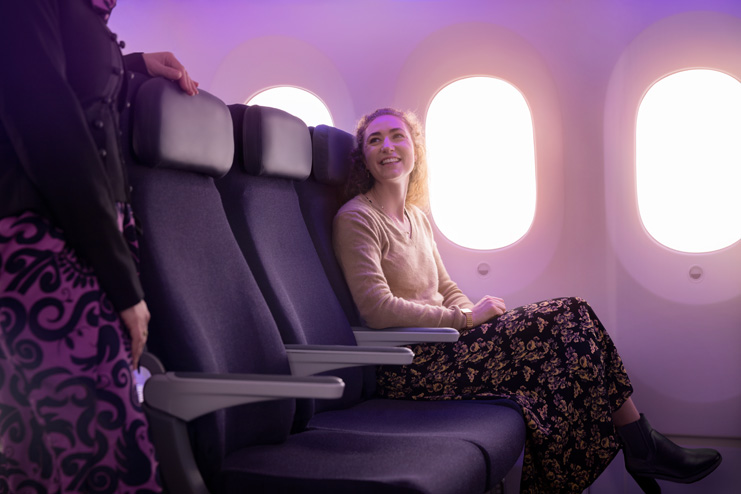 Air New Zealand New 777 Economy Class