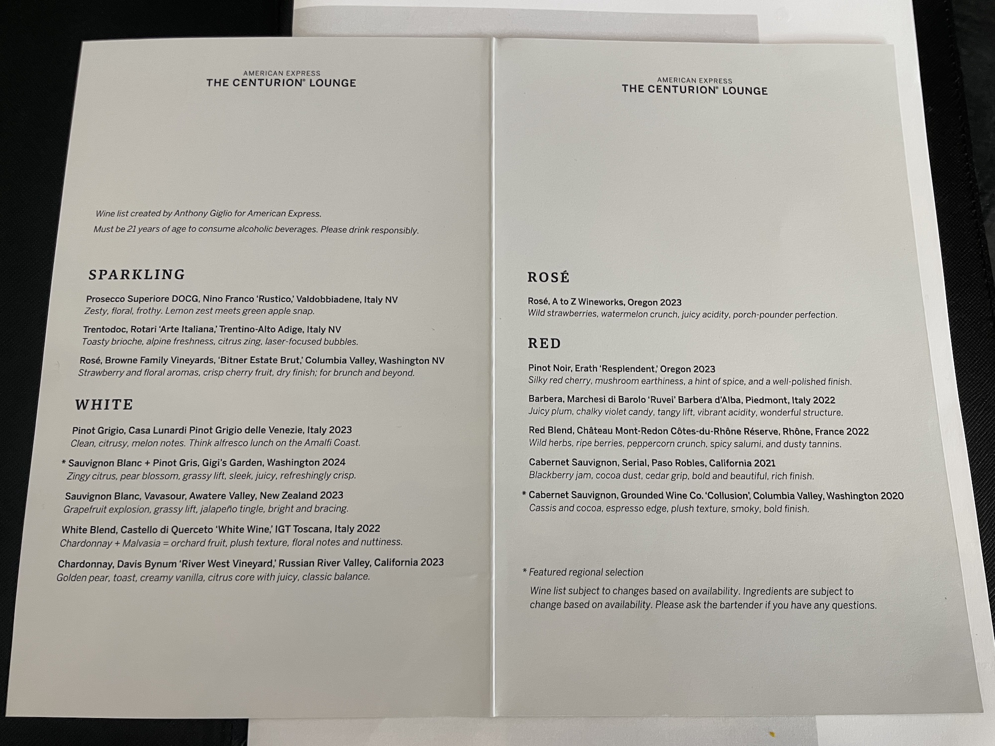 Amex Centurion Lounge Seattle