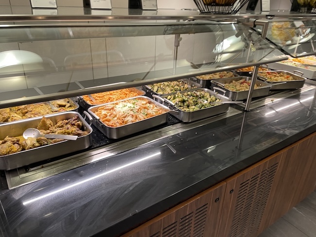Amex Centurion Lounge Seattle food
