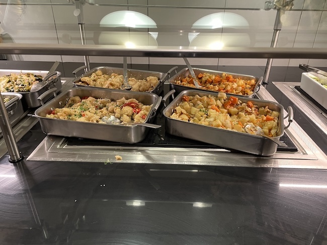 Amex Centurion Lounge Seattle food