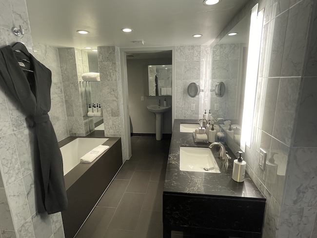 Andaz West Hollywood King Suite Bathroom