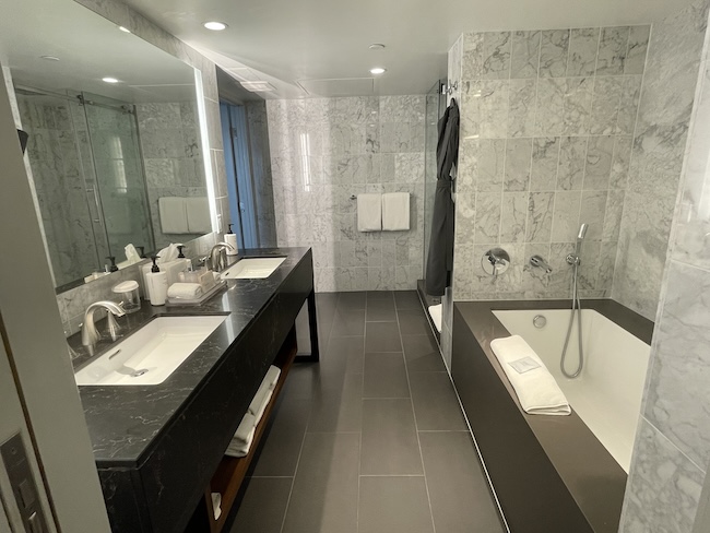 Andaz West Hollywood King Suite Bathroom