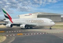 Emirates now accepts crypto payments (UAE residents only, for now) Emirates A380 at Heathrow.