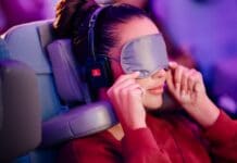 Emirates has built a neck pillow into its Economy Class seat
