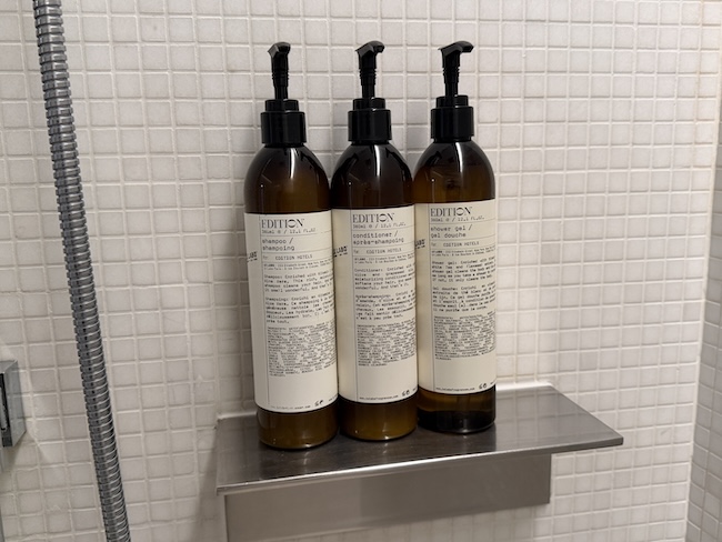 London EDITION Le Labo toiletries.