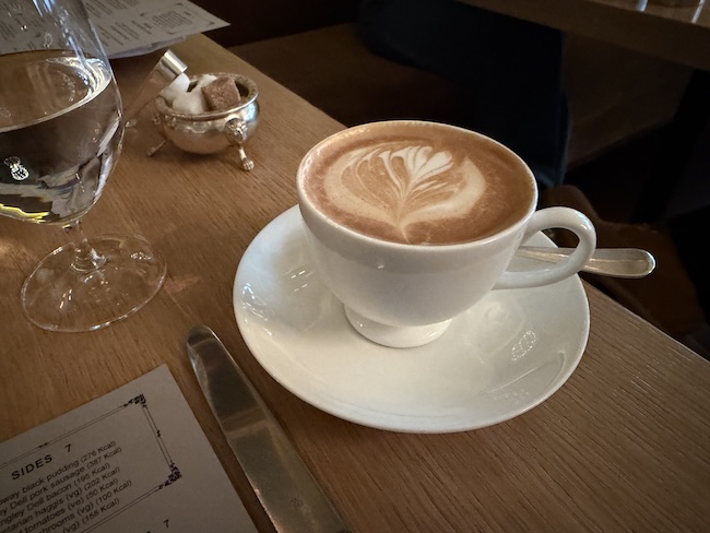 London EDITION Berners Tavern breakfast.