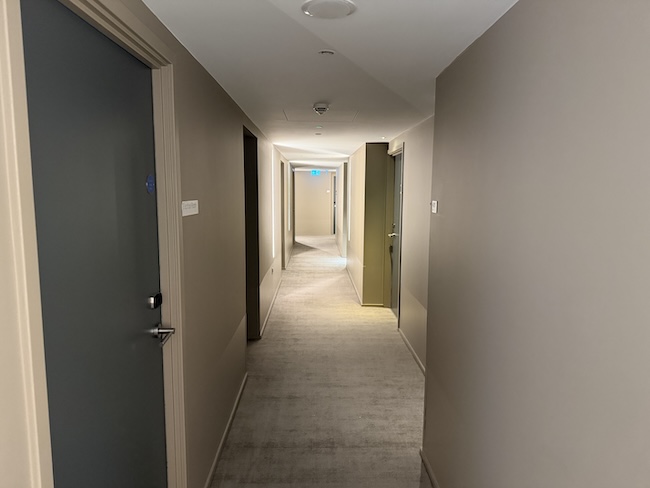 The London EDITION hallways
