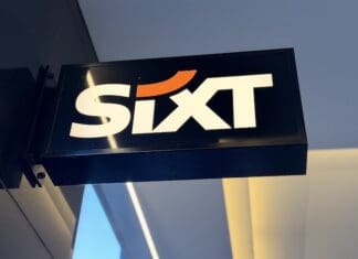 Sixt car rental sign