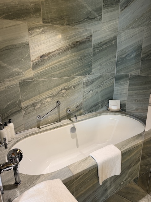 Grand Hyatt Berlin Junior Suite bathroom.
