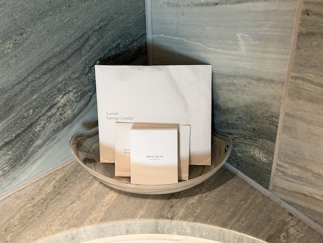 Grand Hyatt Berlin toiletries and accessories.