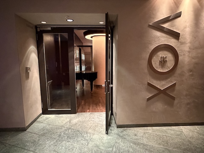 Grand Hyatt Berlin Vox Bar entrance on the lobby level.