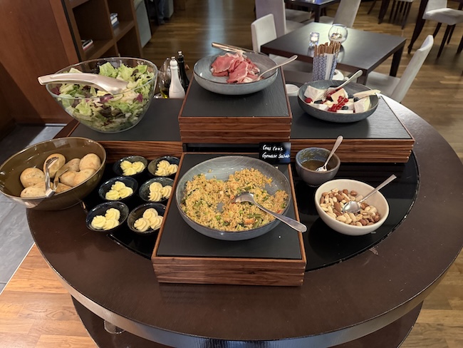 Grand Hyatt Berlin Grand Club Lounge.