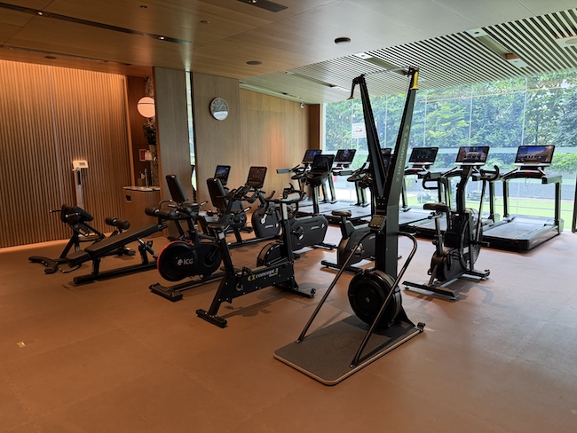 Grand Hyatt Singapore Fitness center/gym.