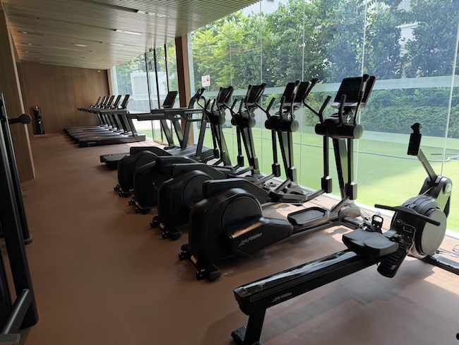 Grand Hyatt Singapore Fitness center/gym.
