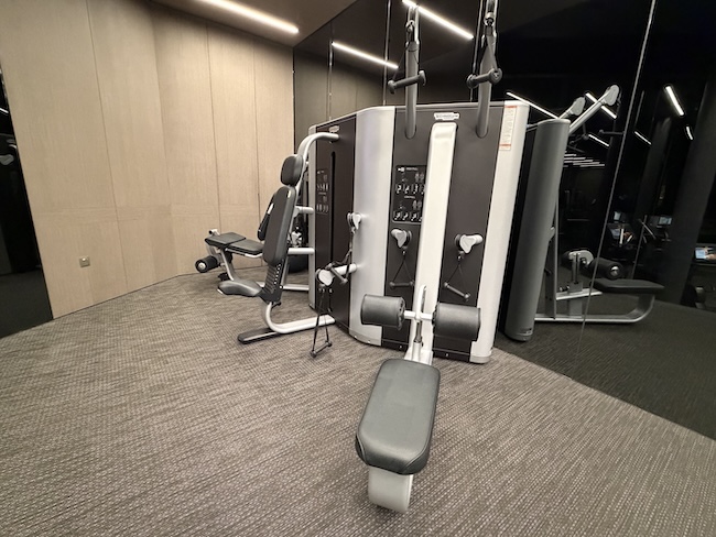 InterContinental Singapore Robertson Quay gym.