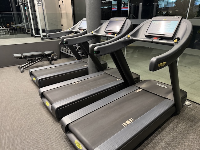 InterContinental Singapore Robertson Quay gym.