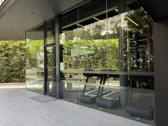 InterContinental Singapore Robertson Quay gym.