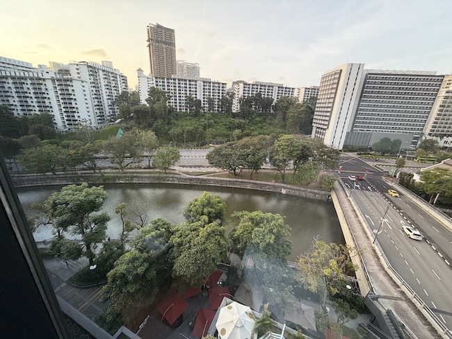 InterContinental Singapore Robertson Quay view from King Classic room.