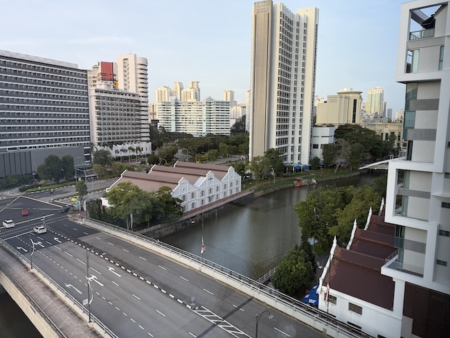 InterContinental Singapore Robertson Quay view from King Classic room.